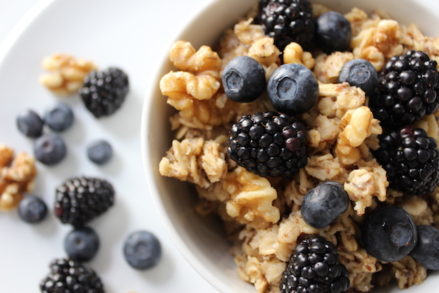 Toasted Oatmeal with Flax and Chia Seeds