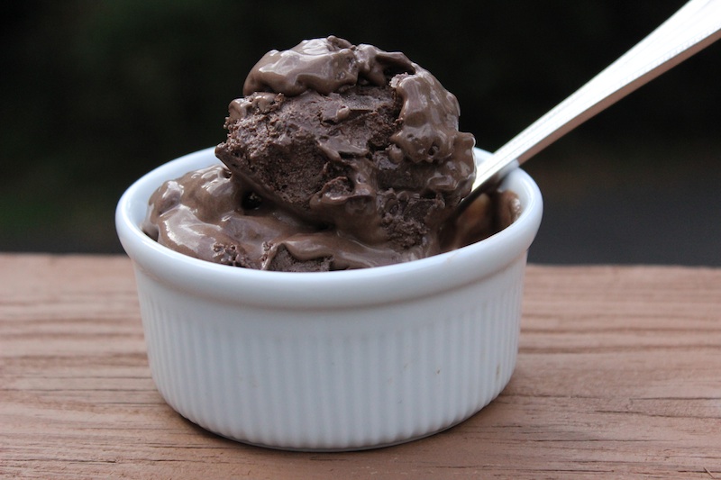 The Darkest Dark Chocolate Ice Cream Recipe