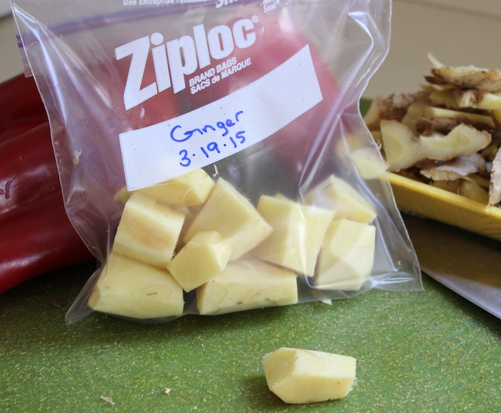 Quick Tip Freezing Ginger Tasty Oasis