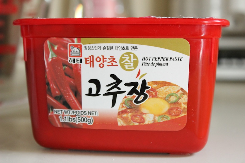 Korean store chili sauce