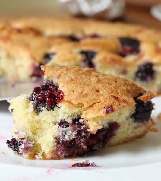 This lightly sweetened Summer Fruits Tea Cake is easy to prepare, tender, and conveniently works with any fruit you have at home, either fresh or frozen. It stays moist for several days, but also freezes well. It's perfect for company, or just to snack on while enjoying a good book.| www.tastyoasis.net