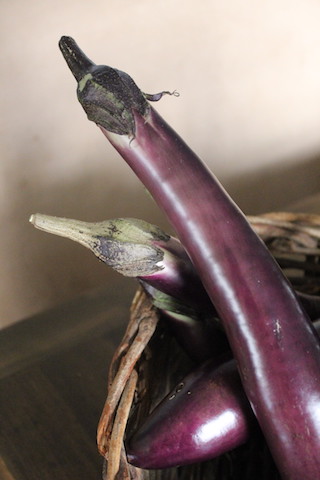 Japanese Eggplant| Alice Water's Ratatouille is a Genius Recipe, and there's no reason to fool with it. Healthy and freezer-friendly, it's a hearty vegan stew that's just as satisfying on a hot summer day as it is on a cool fall night. | www/tastyoasis.net