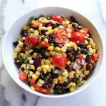 Healthy Corn and Black Bean Salad: tastyoasis.net