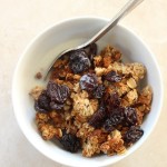 This Sesame Date Granola is a healthy, hearty way to start your day. Gluten-free, refined sugar-free, and vegan, it is packed with a nutty, slightly sweet flavor that has a hint of spice from cinnamon and ginger. It's so easy to make, and is perfect to grab on the go or present for company.
