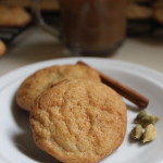 These Cardamom Snickerdoodles are chewy cookies with crispy edges, spiced with smokey cardamom and a hint of cinnamon. They're not too sweet, and are perfect with a cup of chai in the afternoon, or to serve for company at a party.  | www.tastyoasis.net